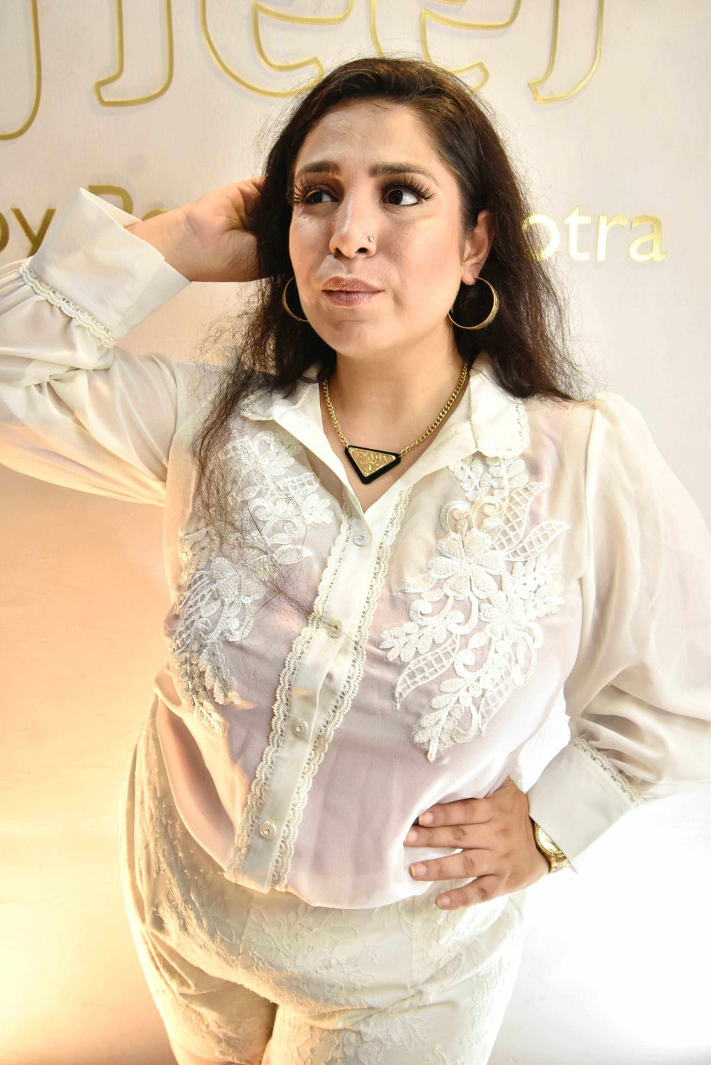 White pigeon Set - Heer by Pooja