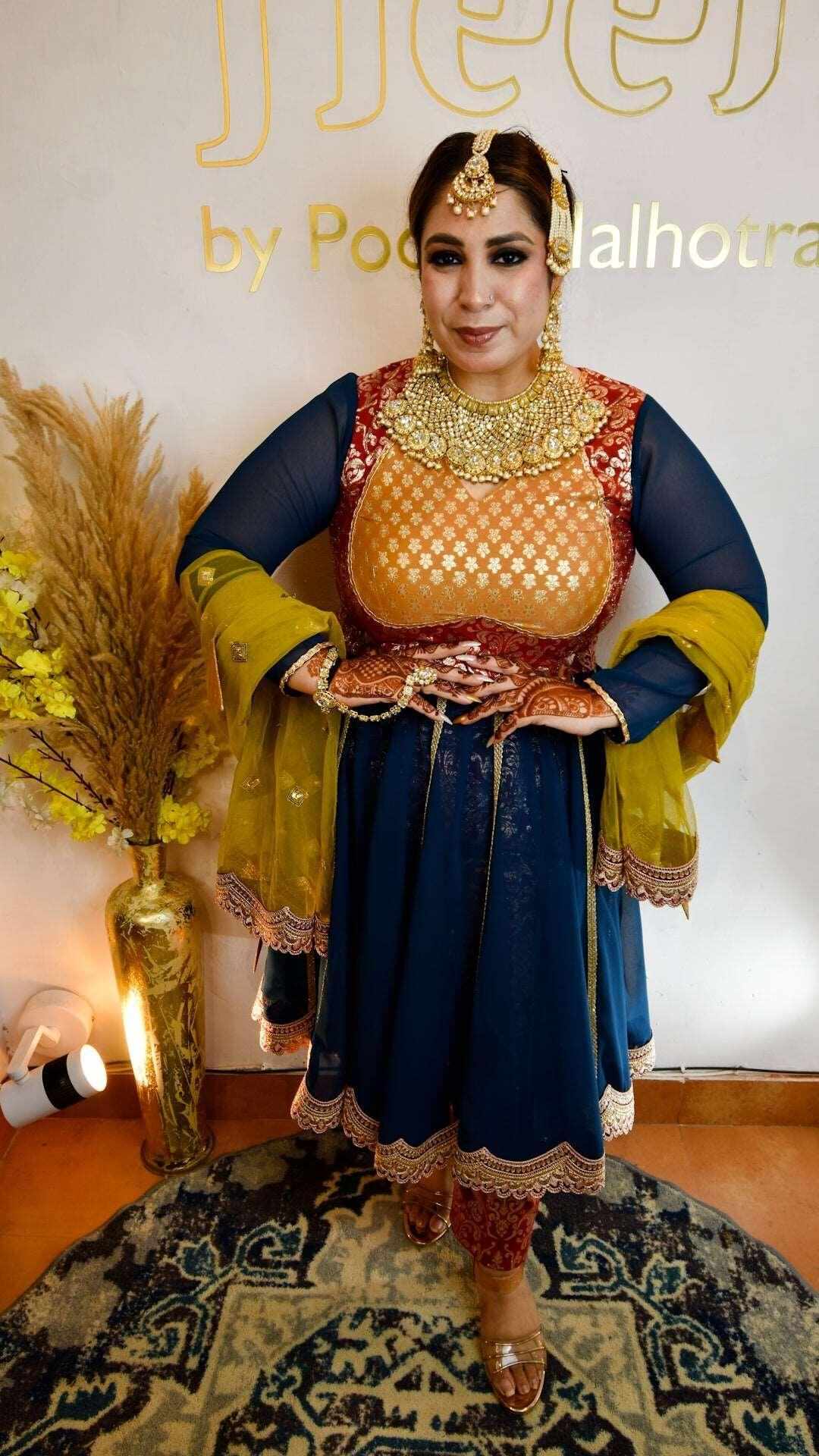 Multicolored Anarkali - Heer by Pooja