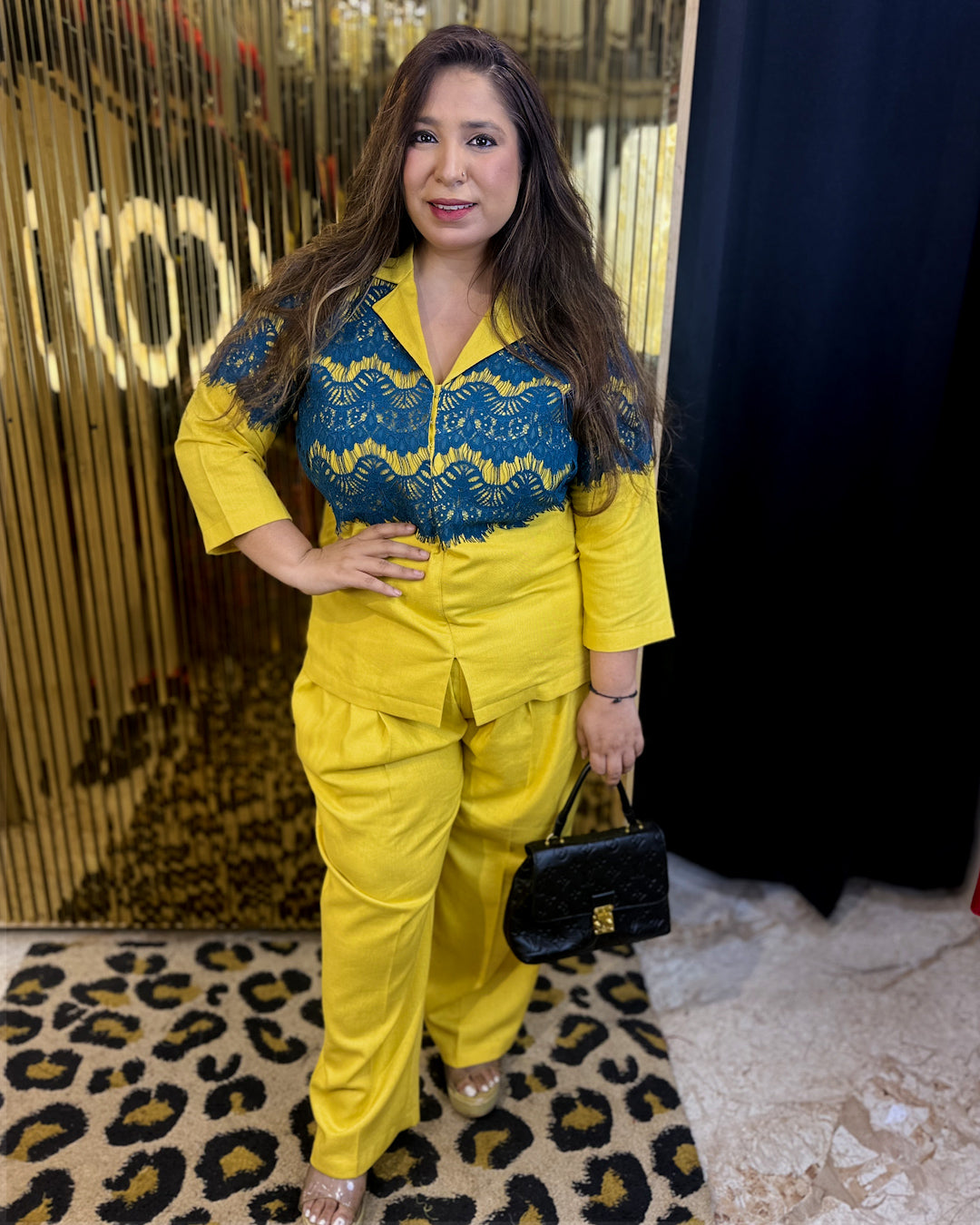 Pure linen co ord